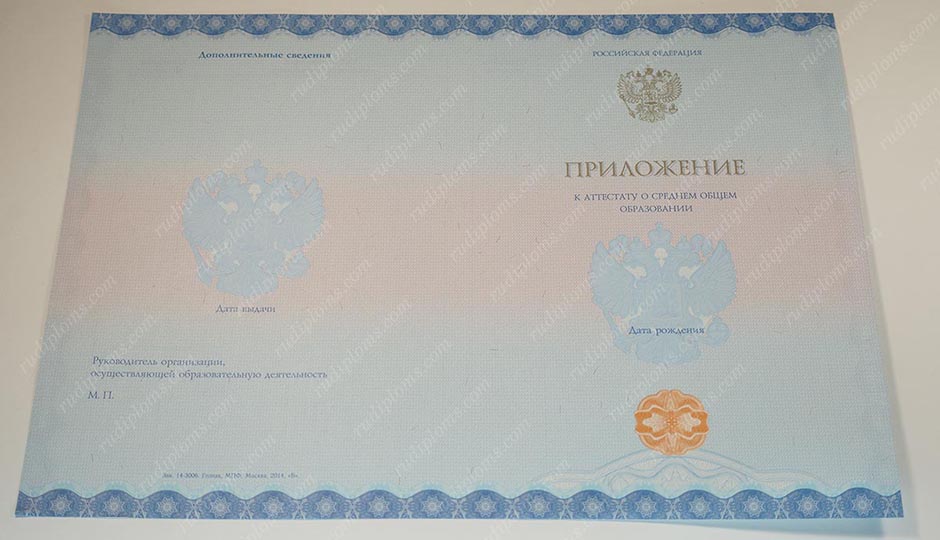 официальный документ для предъявления в учебные заведения